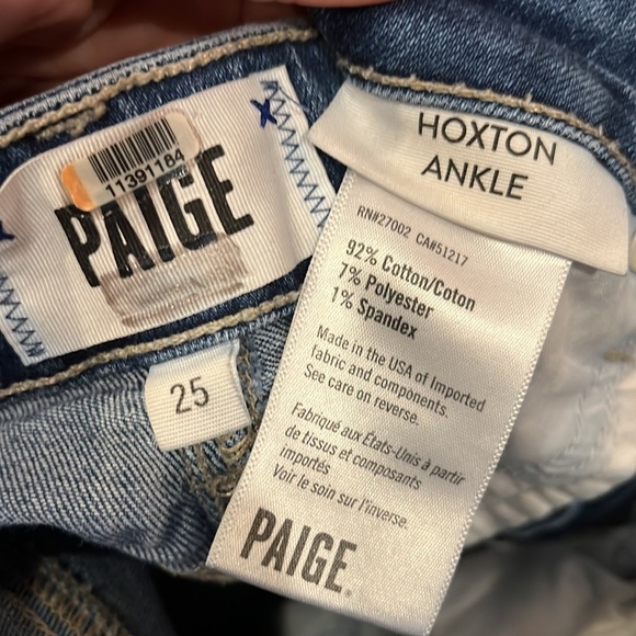 Paige Hoxton ankle jeans 25 0 - Picture 2 of 4